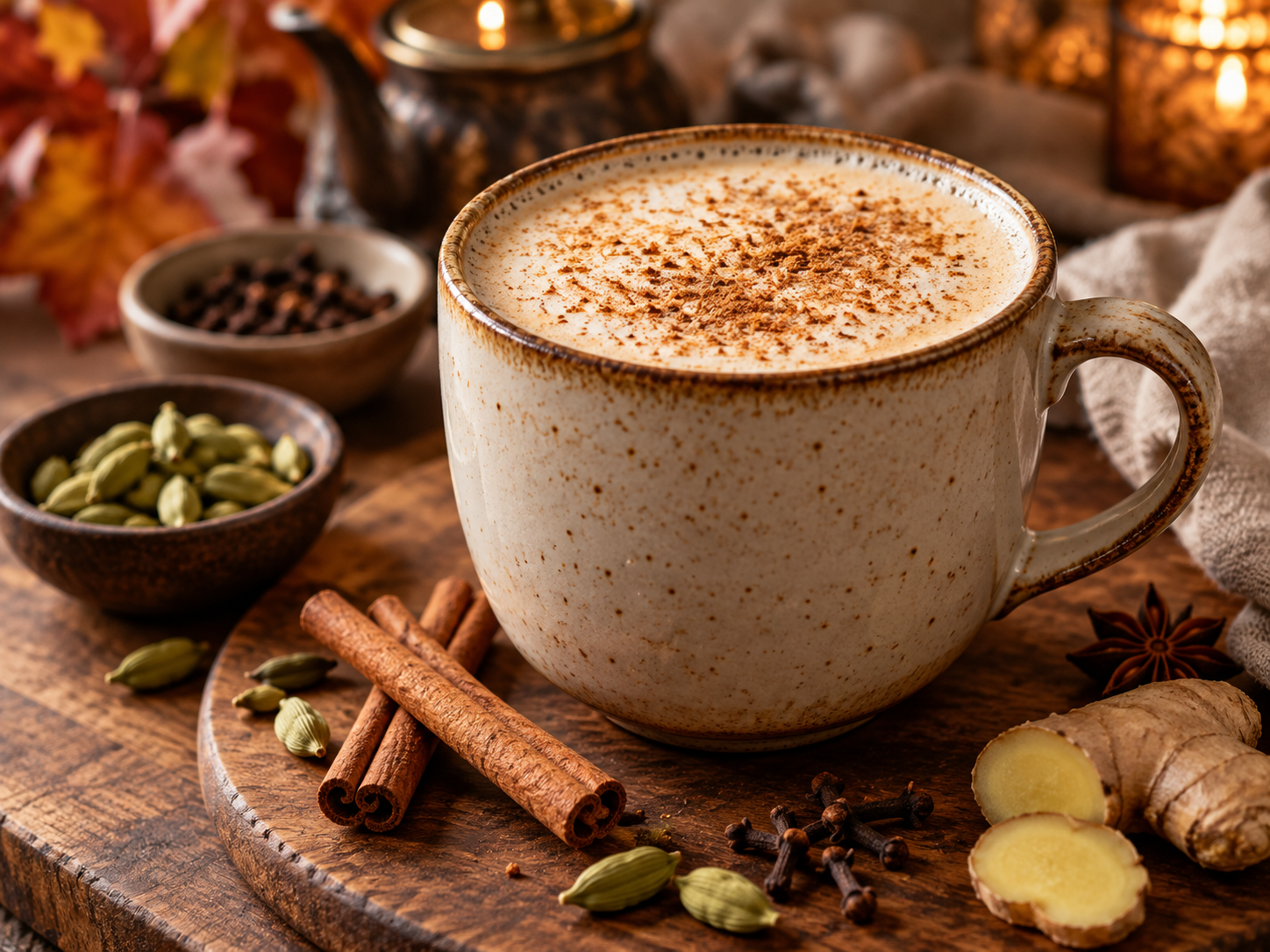 Chai Latte ohne Fertigpulver fertig zubereitet