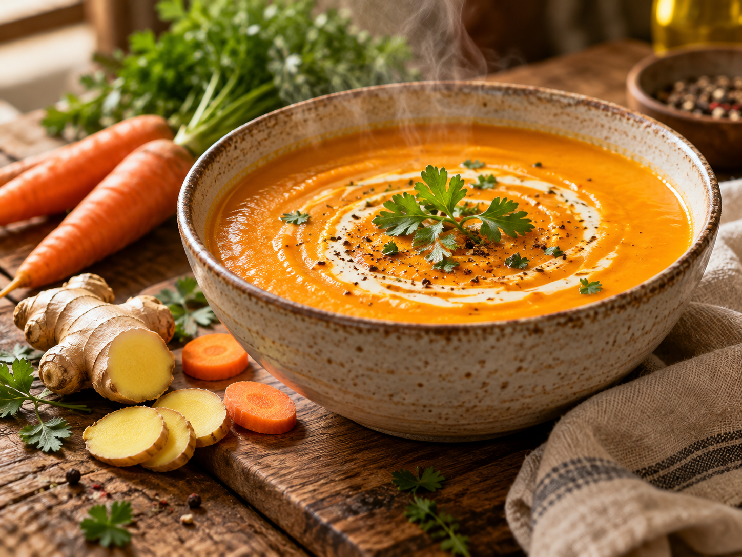 Karotten-Ingwer-Suppe