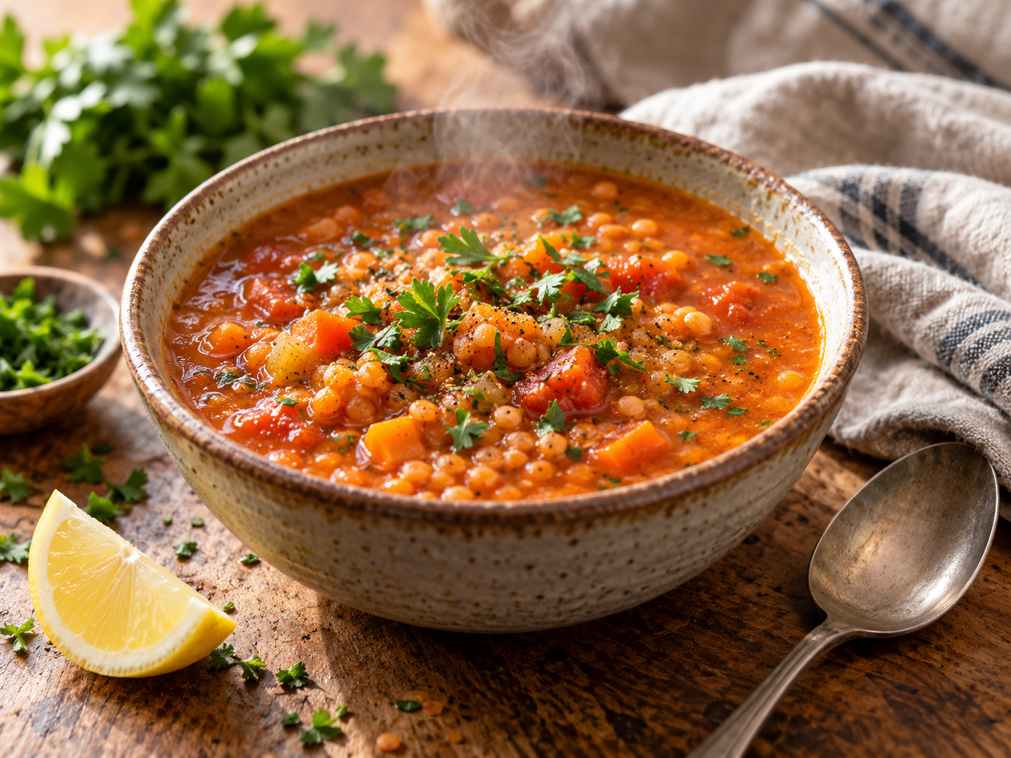 Rote-Linsen-Suppe